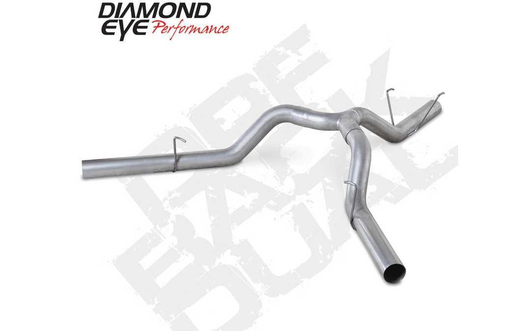 Diamond Eye Performance DPF Back Exhaust For 2014 RAM 2500 6.7L Mega Cab Short Box 4 Inch Single/Dual Split Rear Aluminized Diamond Eye - K4258A