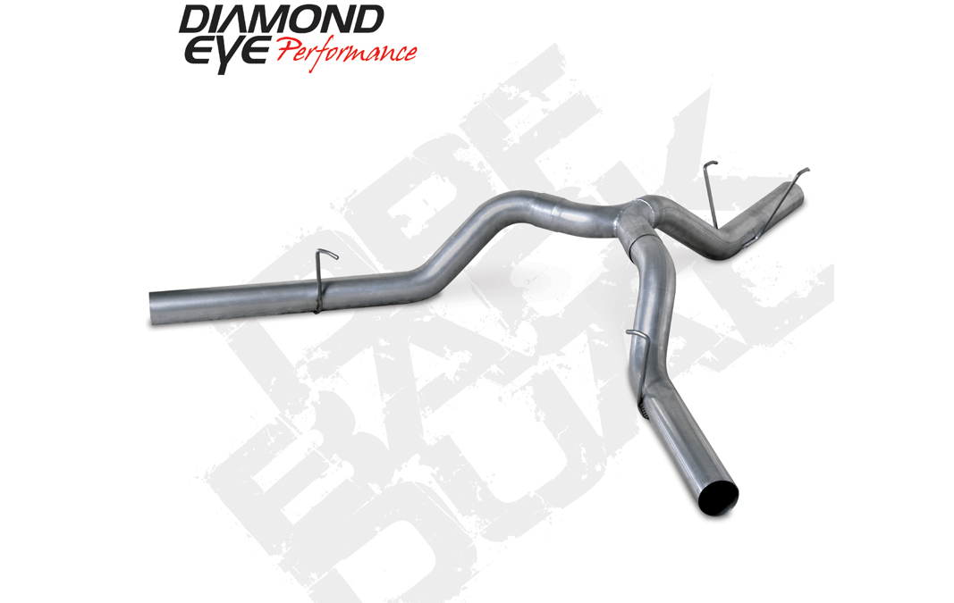 Diamond Eye Performance DPF Back Exhaust For 2014 RAM 2500 6.7L Mega Cab Short Box 4 Inch Single/Dual Split Rear Stainless Diamond Eye - K4258S