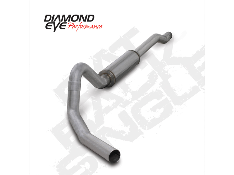 Diamond Eye Performance Cat Back Exhaust 03-06 Excursion 6.0L 4 Inch With Muffler Aluminized Diesel Exhaust Diamond Eye - K4354A