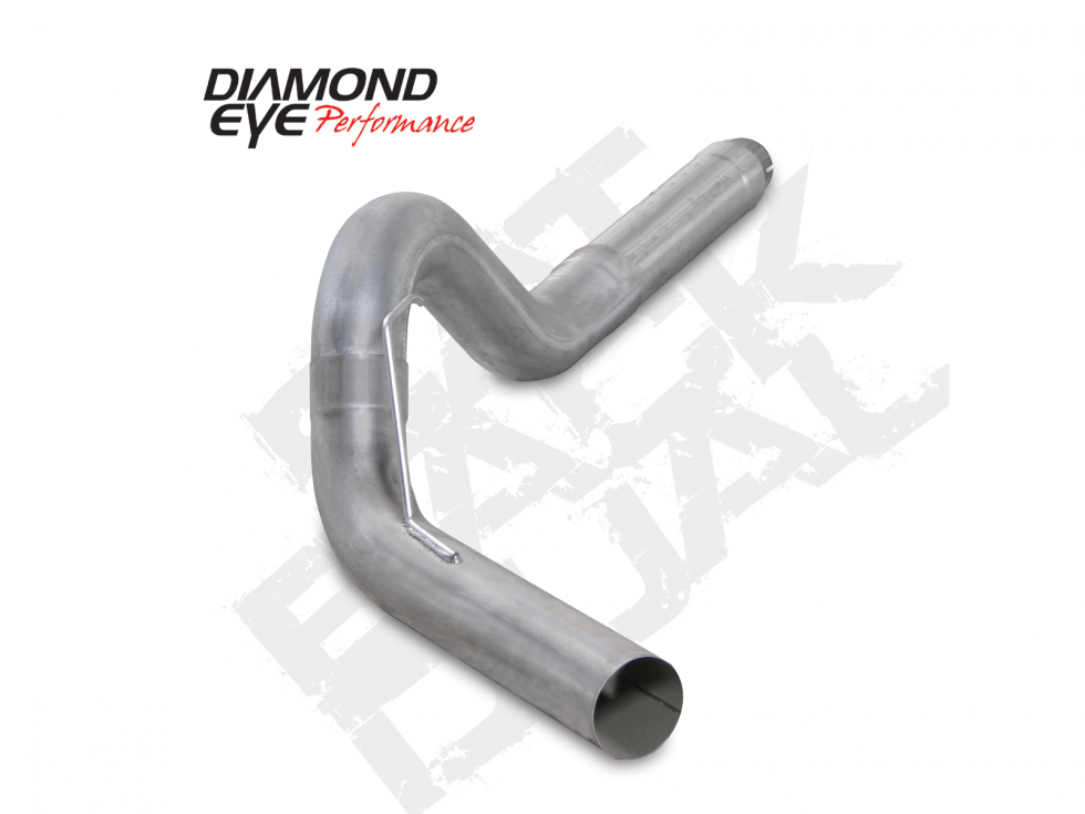 Diamond Eye Performance DPF Back Exhaust For 13-14 Dodge 6.7L Cummins 5 Inch Diesel Single Passenger Side Aluminized Diamond Eye - K5256A