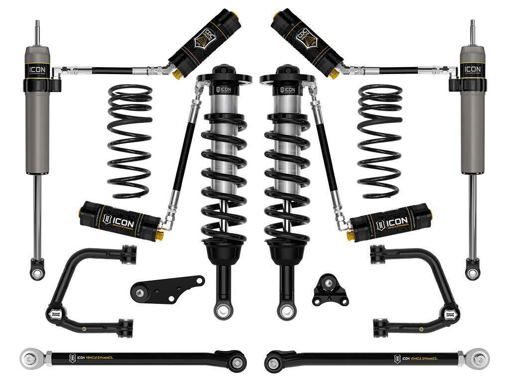 Icon 24-25 Tacoma 1.25-3" Stage 8 Suspension System Tubular Overland Rear Coils - K53298TX