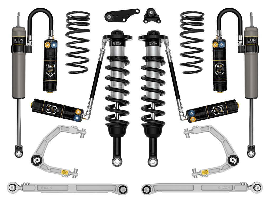 Icon 24-25 Tacoma 1.25-3" Stage 9 Suspension System Billet Overland Rear Coils - K53299X