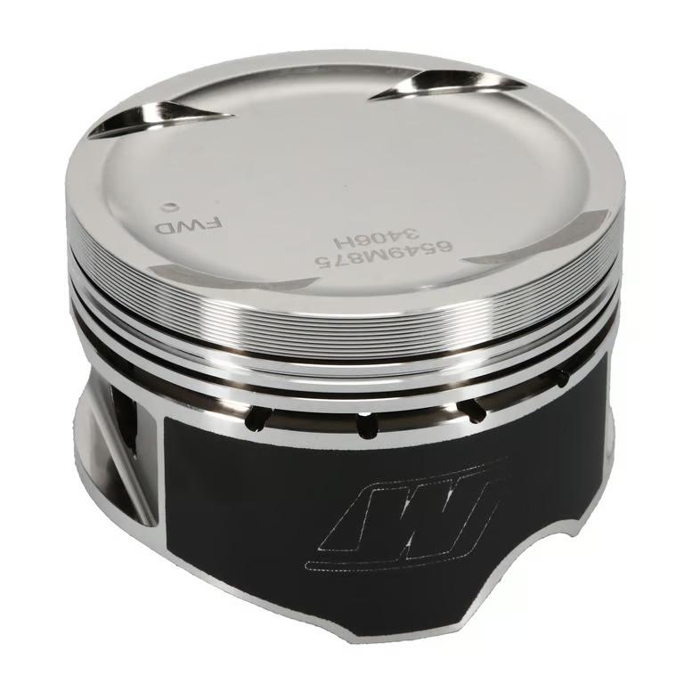 Wiseco Nissan VG30DETT Piston Set, 87.50 mm Bore, 32.00 mm Compression Height, 0.866 in. Pin Diameter, Sport Compact, Set of 6. - K549M875AP