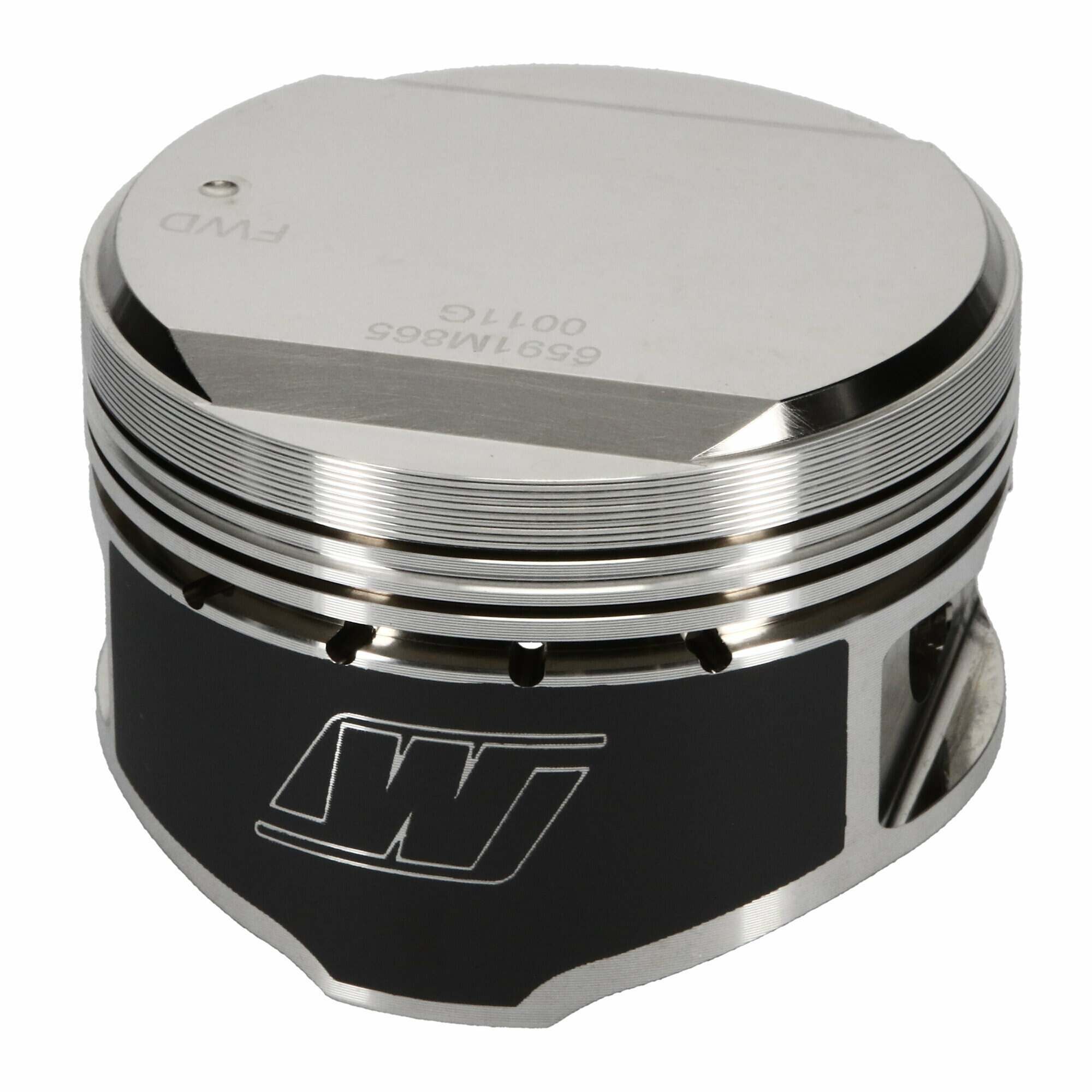 Wiseco Nissan RB26DETT Piston Set, 86.50 mm Bore, 30.00 mm Compression Height, 0.827 in. Pin Diameter, Sport Compact, Set of 6. - K591M865AP