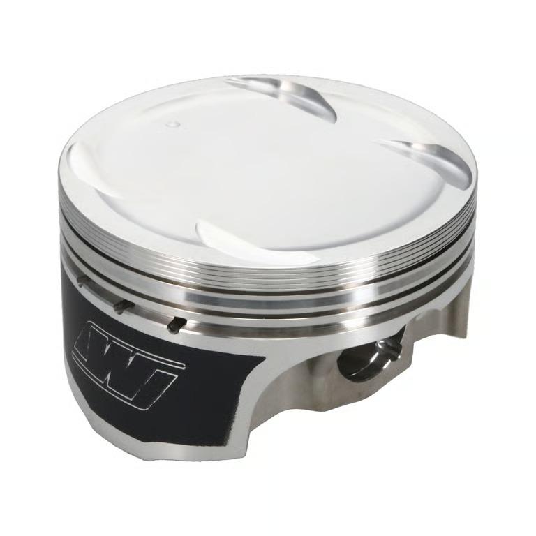 Wiseco Nissan VR38DETT Piston Set, 95.50 mm Bore, 30.74 mm Compression Height, 0.9055 in. Pin Diameter, Sport Compact, Set of 6. - K694M955