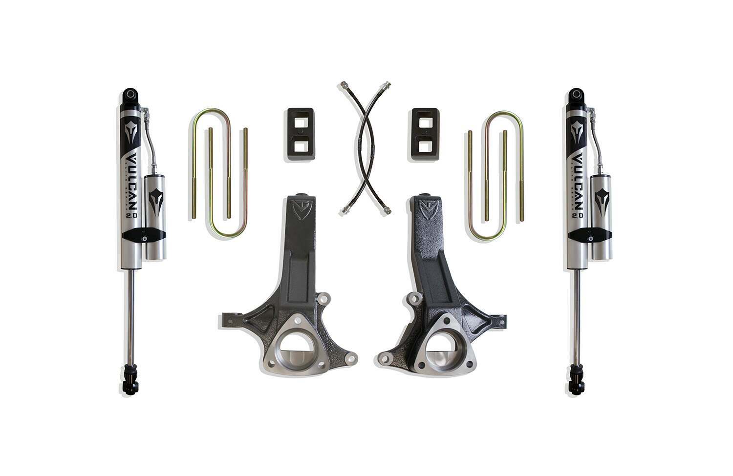 MaxTrac 4.5" LIFT KIT (VULCAN SERIES RESERVOIR SHOCKS REAR) (2002-2008 RAM 1500) - K882145VR