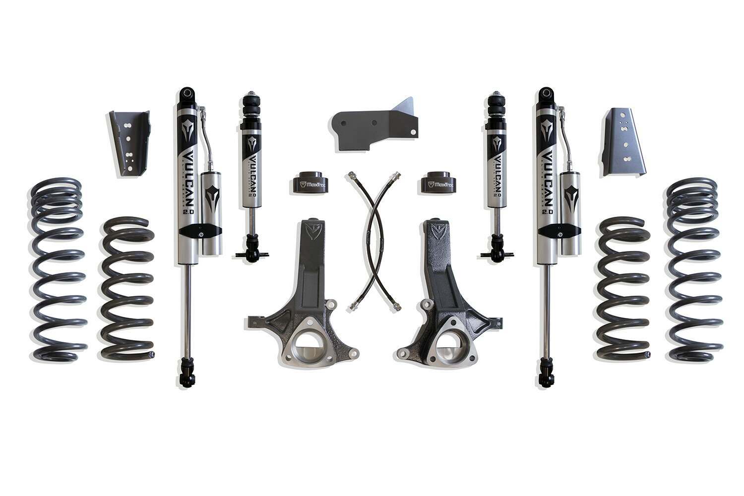 MaxTrac 6.5" LIFT KIT (VULCAN SERIES SHOCKS/VULCAN SERIES RESERVOIR SHOCKS REAR, ECODIESEL) (2014-2023 RAM 1500, RAM 1500 "CLASSIC") - K882464VR