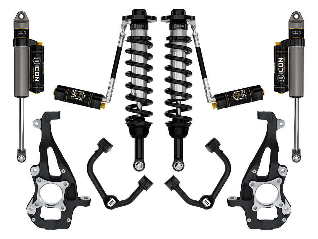 Icon 3.5-4.5in Lift Stage 4 Suspension System With Tubular UCA (2021+ F150) - K93144T