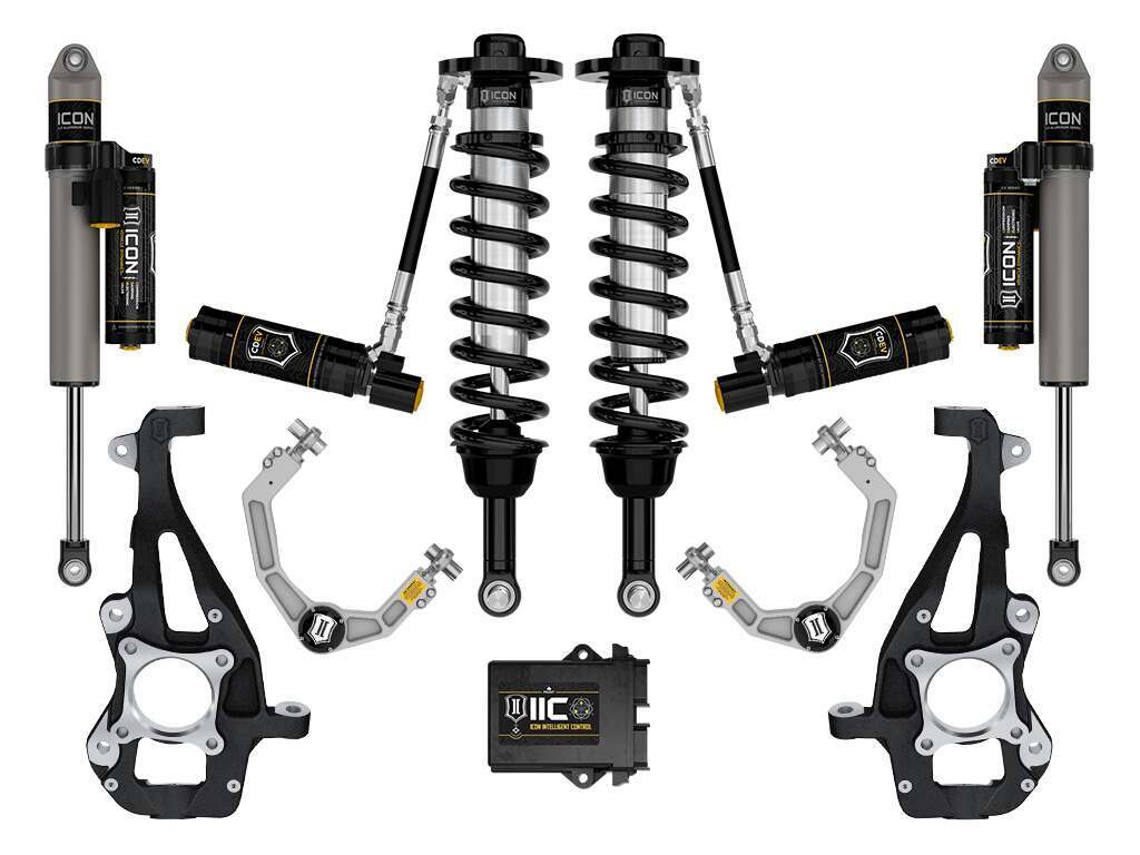 Icon 3.5-4.5in Lift Stage 5 Suspension System With Billet UCA (2021+ F150) - K93145