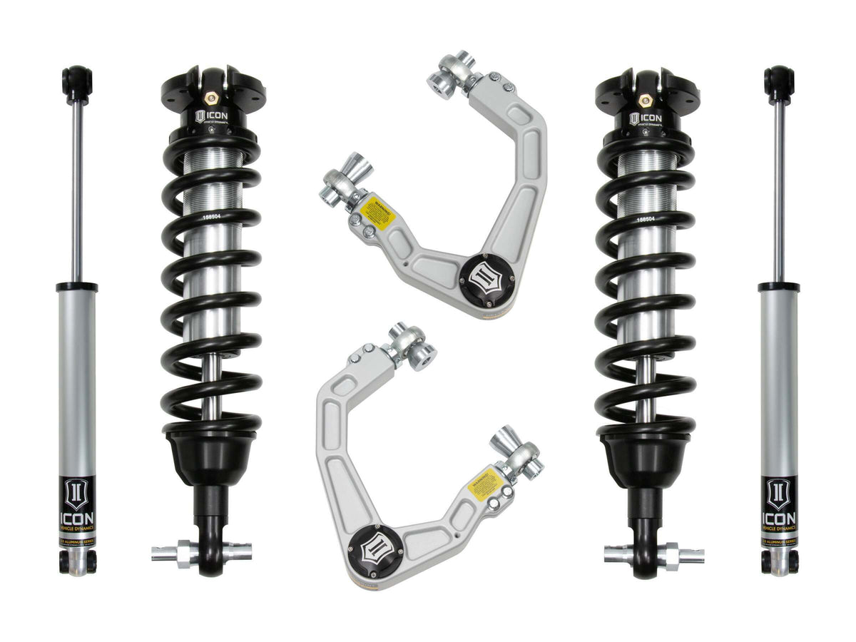 Icon 19-21 Ford Ranger 0-3.5" Stage 2 Suspension System W Billet Uca Al Knuckle - K93202A