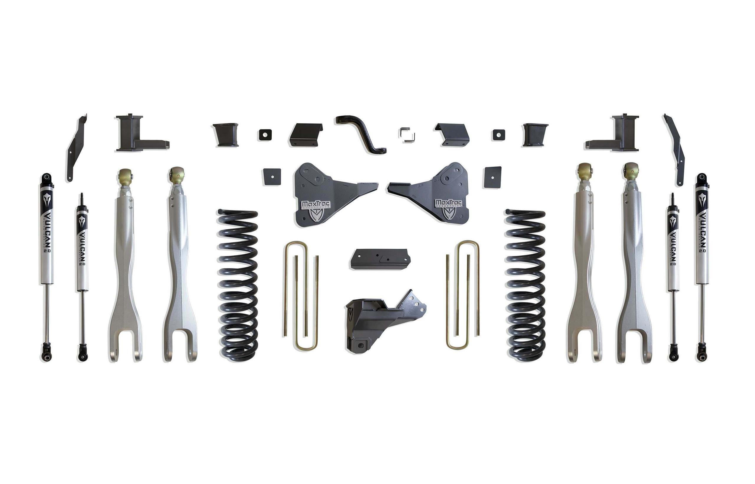 MaxTrac 6" LIFT KIT W/ 4-LINKS (VULCAN SERIES SHOCKS) (2023 F-250, F-350) - K944362VL