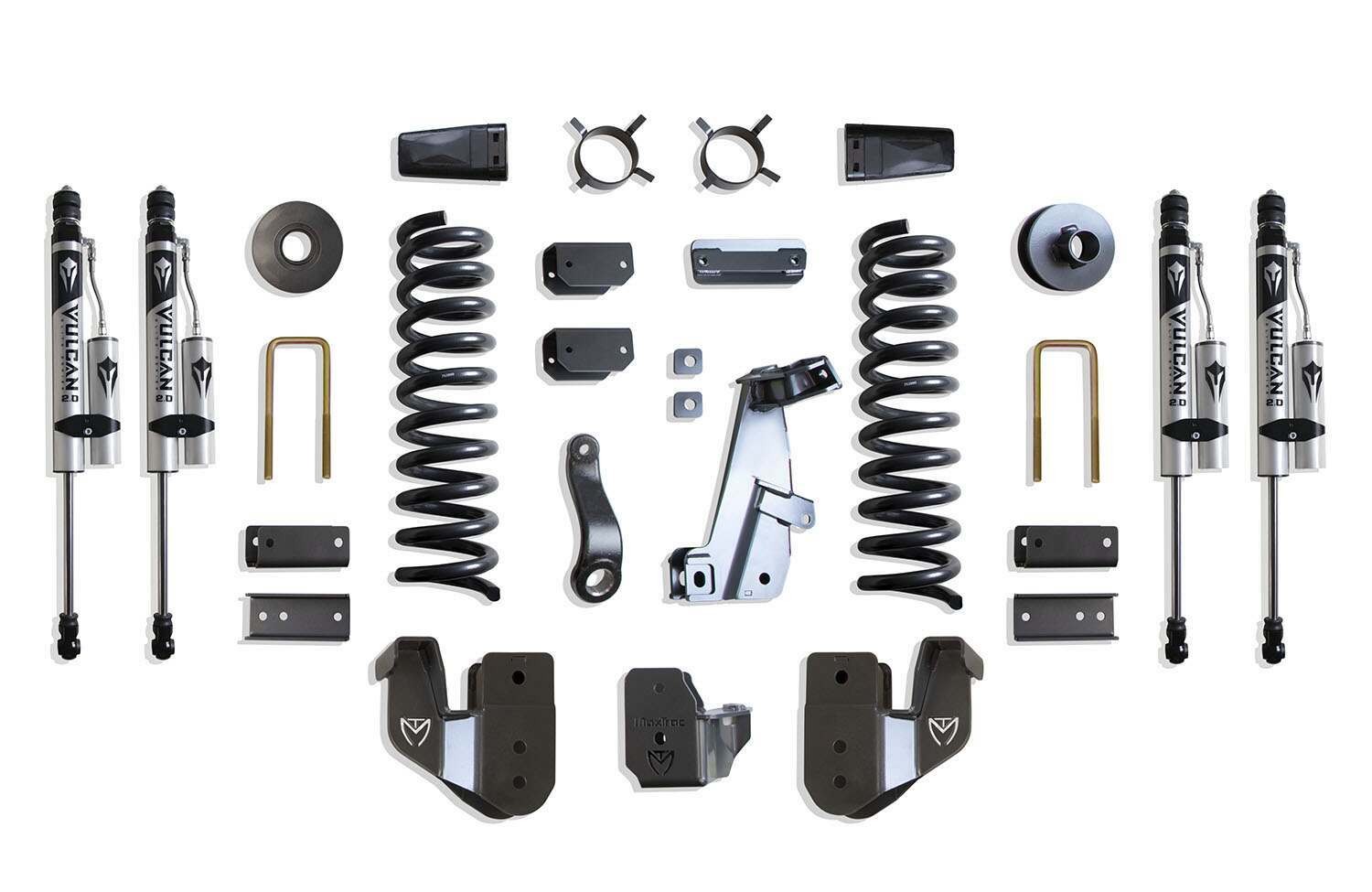 MaxTrac 8" LIFT KIT (VULCAN RESERVOIR SHOCKS) (2014-2018 RAM 2500) - K947285VR