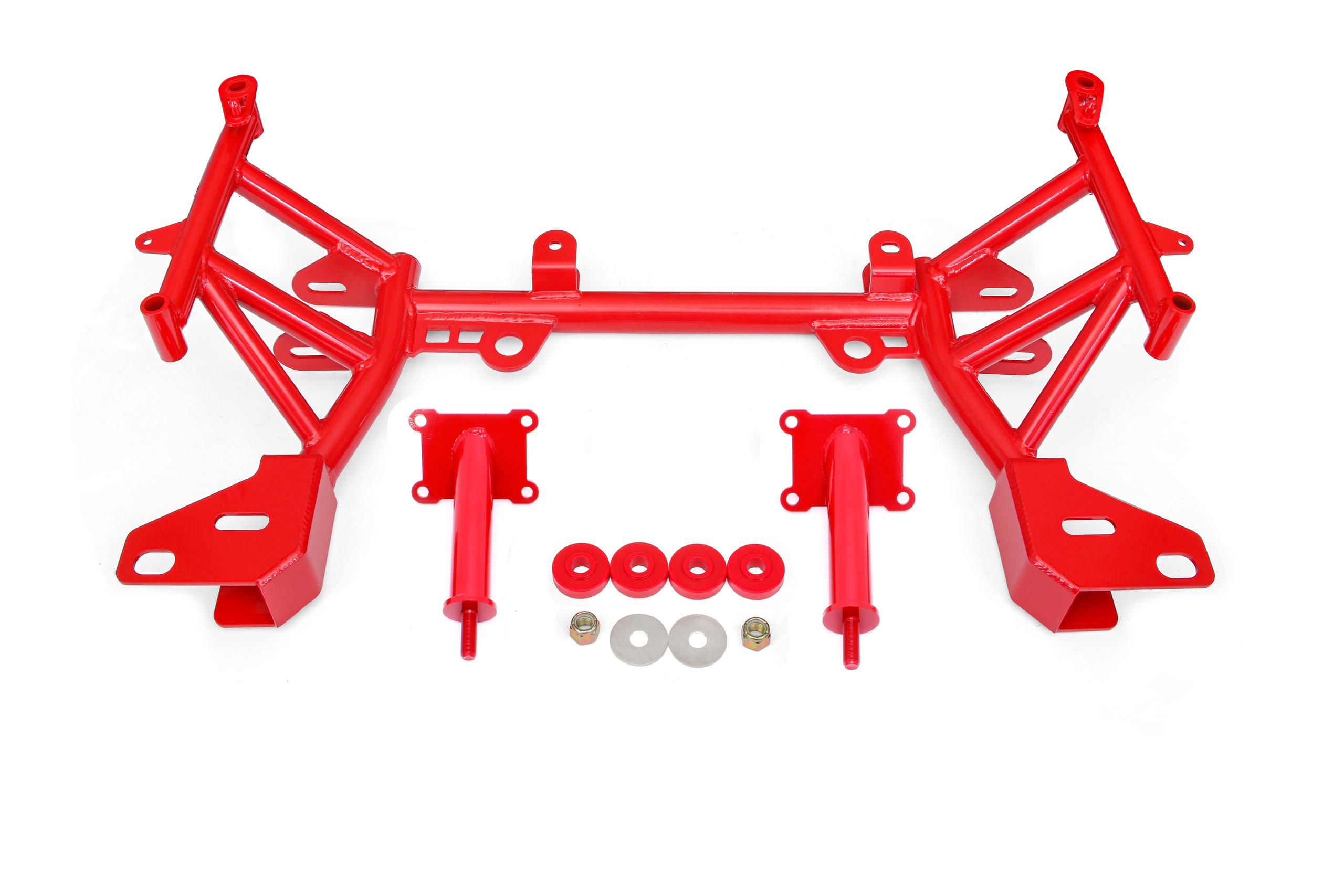 BMR Fabrication K-Member, Low Mount Turbo, Ls1 Motor Mounts, Std Rack Mounts (1998-2002) - KM344R