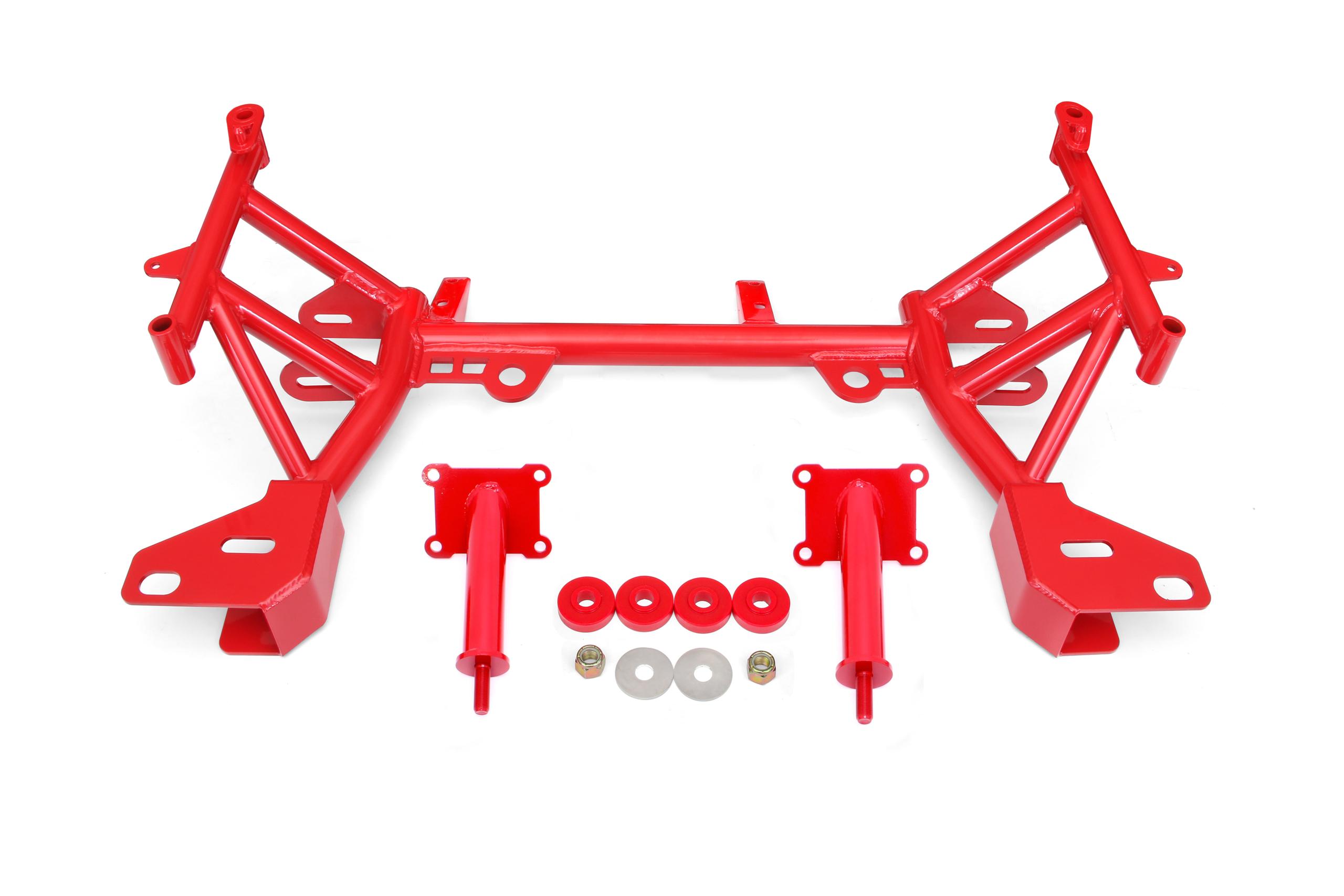 BMR Fabrication K-Member, Low Mount Turbo, Ls1 Motor Mounts, Pinto Mounts (1998-2002) - KM349R