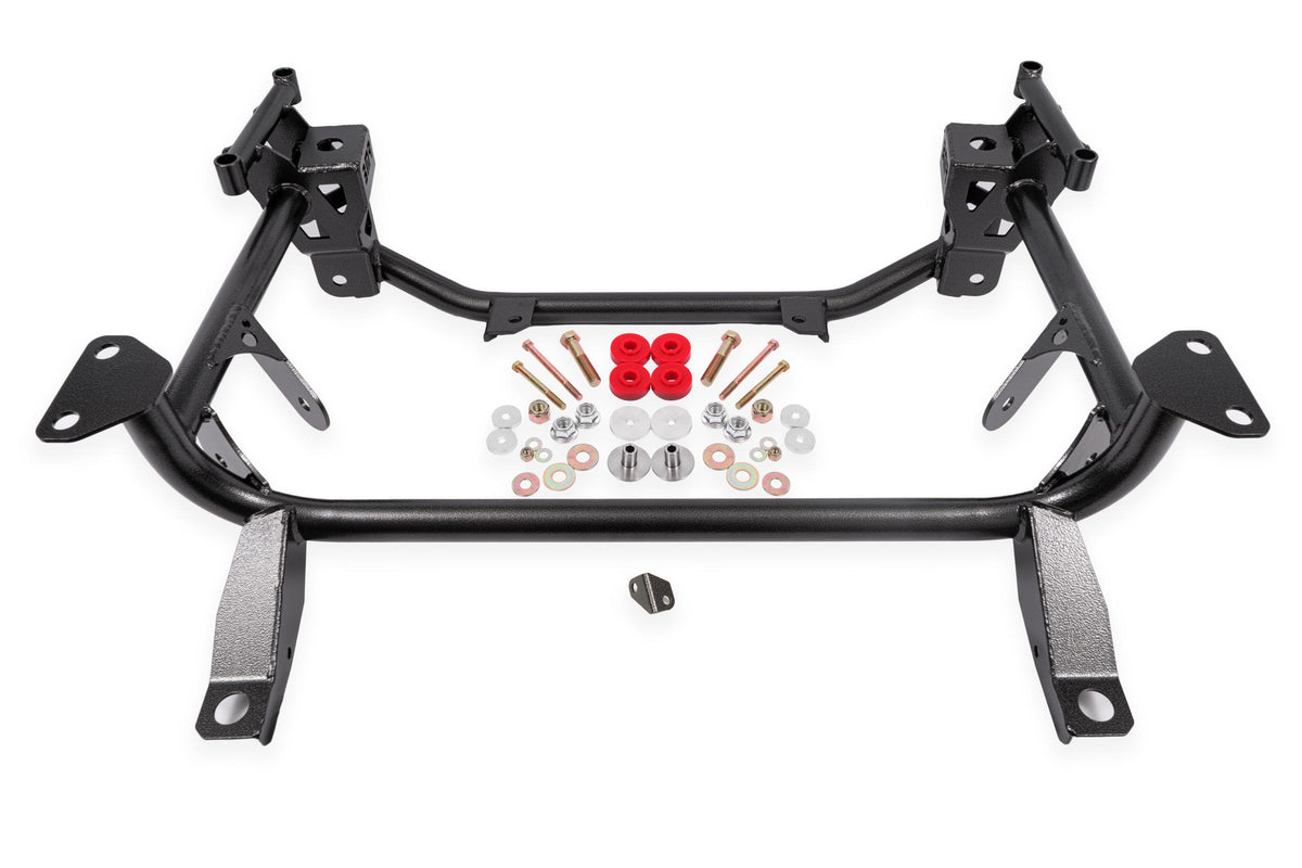 BMR KM761H Drag Racing K-member - Black Hammertone (2015-2026 Mustang GT / Shelby GT500 / V6)