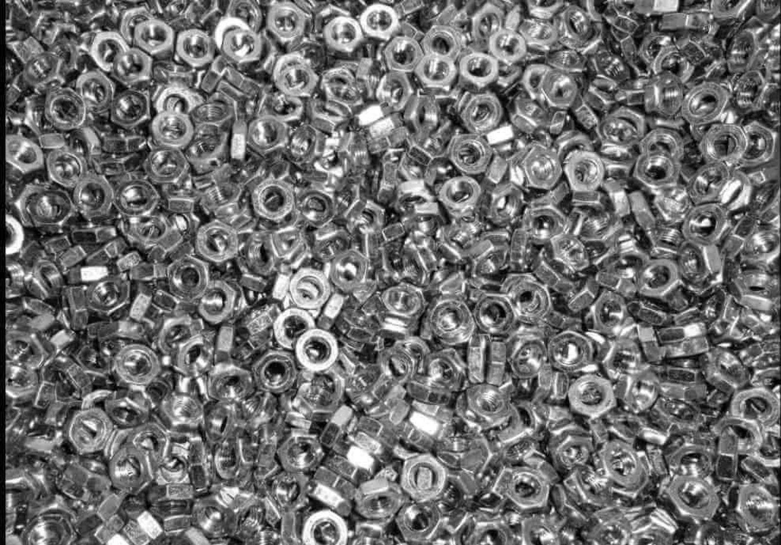 Steinjager Nuts Bulk Jam Fasteners, Bulk 7/16-20 RH 500 Pack Grade 2 Plated Zinc Yellow - J0014384