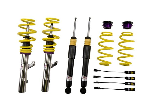 KW V1 Coilover Kit (06-13 A3 (8P) FWD, all engines, with electronic damping control, 12-13 Golf VI R, with DCC) - 10210092