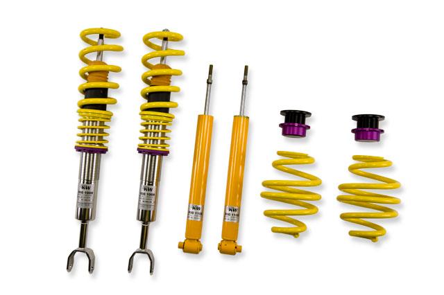KW V2 Adjustable Coilover Kit (98-04 A6 (C5/4B) Sedan + Avant; FWD; all engines) - 15210011