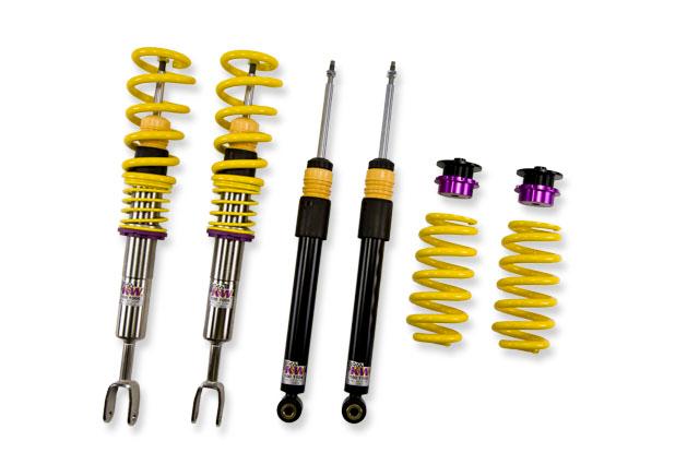 KW V2 Adjustable Coilover Kit (02-07 A4 (8E/B6, 8H, QB6) Avant + Convertible; Quattro; all engines) - 15210058