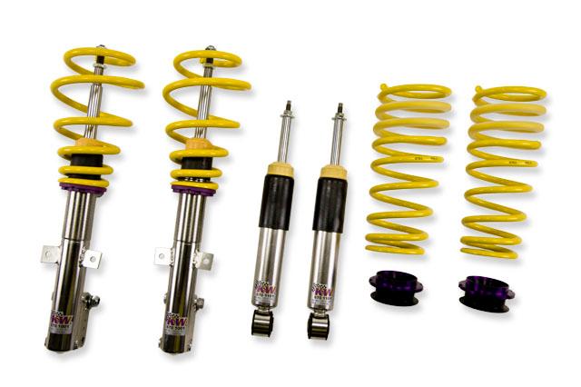 KW V2 Adjustable Coilover Kit (93-97 850 (L/LW/LS) 2WD incl. wagon, 98-04 C70 (N) Coupe + Convertible, 97-00 V70/S70 (L/LW/LS) 2WD) - 15267010