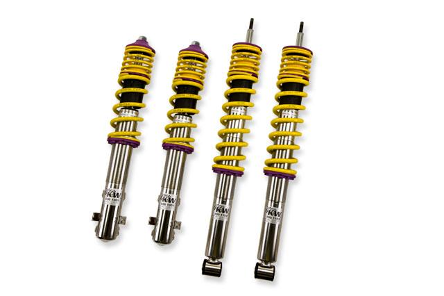 KW V2 Adjustable Coilover Kit (85-92 Golf II / Jetta II (19E) 2WD, all engines) - 15280003