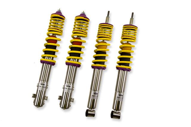 KW V2 Adjustable Coilover Kit (09/88-05/97 Passat (35l-299) Sedan + Wagon; syncro AWD) - 15280058