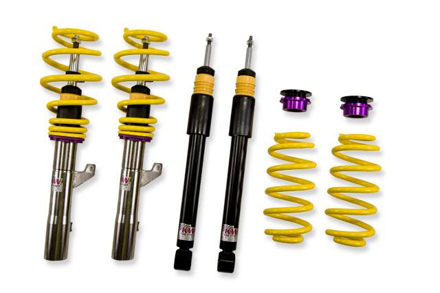 KW V2 Adjustable Coilover Kit (06-10 Passat (3C/B6/B7) Wagon; 2WD + Syncro 4WD; all engines, without DCC) - 15280087