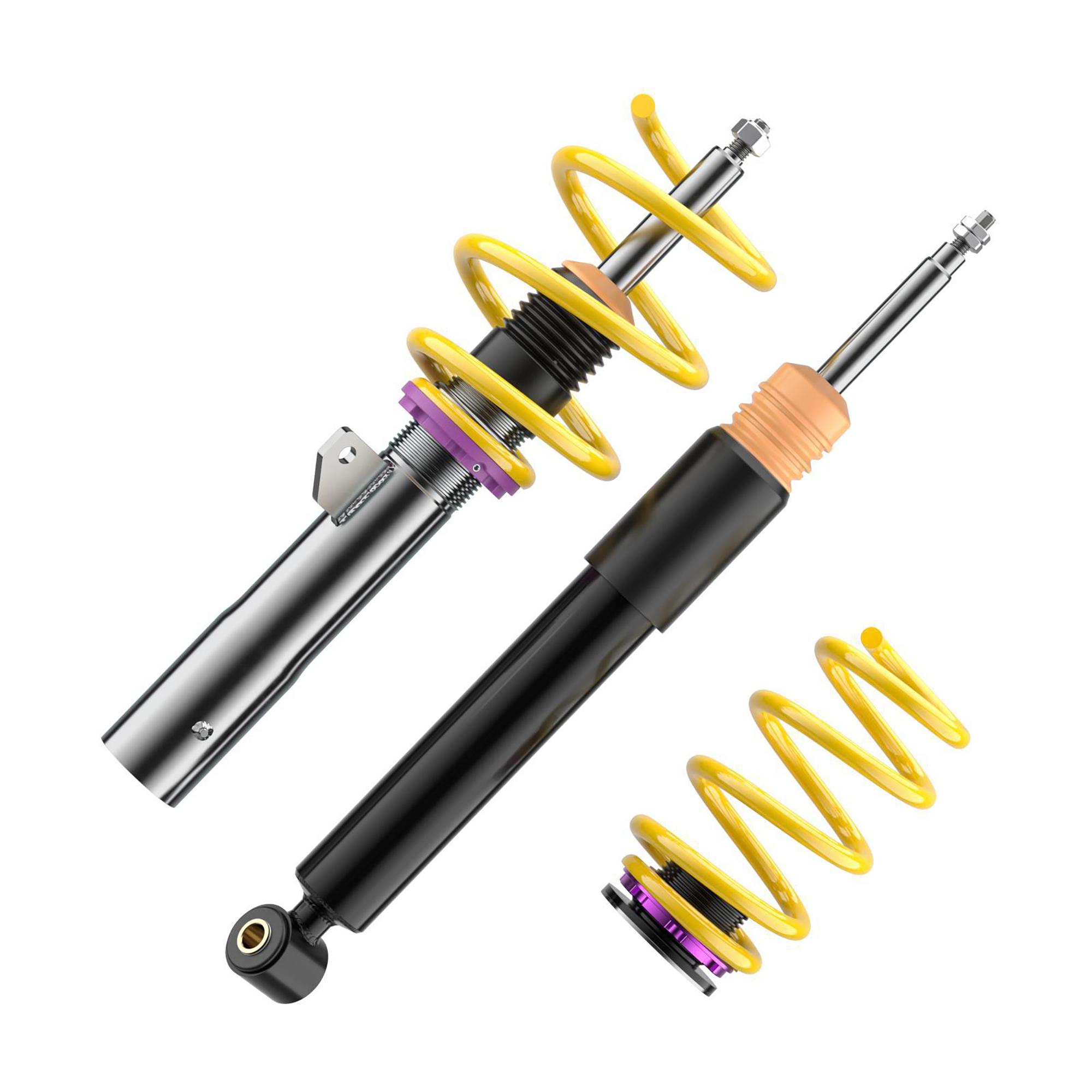 KW Street Comfort Suspension Kit (2014+ Mini Cooper (F55) Hardtop 4DR incl. JCW, without Dynamic Damper Control) - 180200AT
