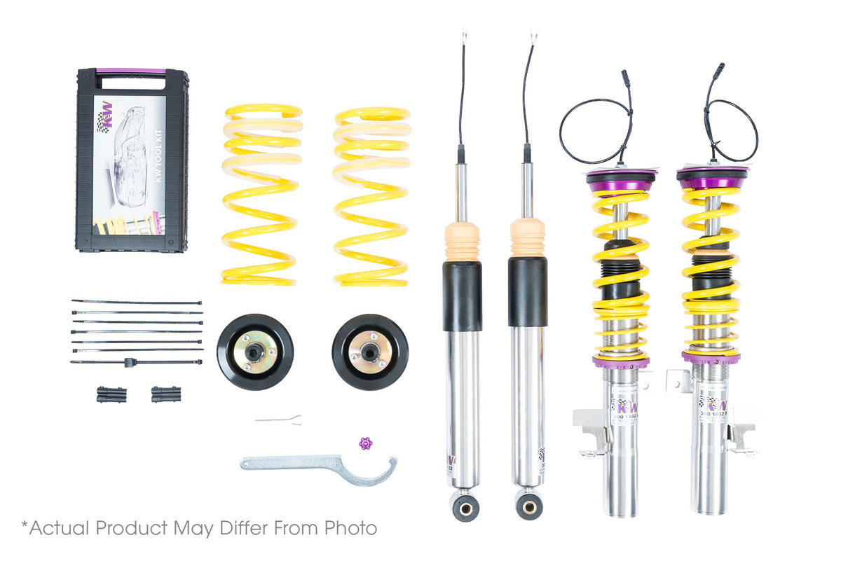 KW Plug &amp - Play Height Adjustable Coilovers with electronic damping control (2022 RS3 Base) - 39010059