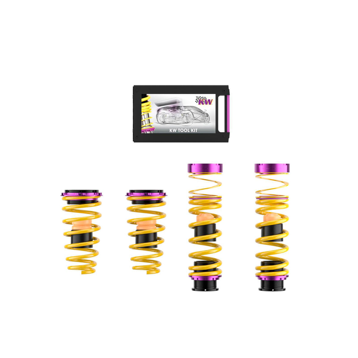 KW Height Adjustable Springs (2020+ 911 (992) Carrera S; 2WD) - 25371084
