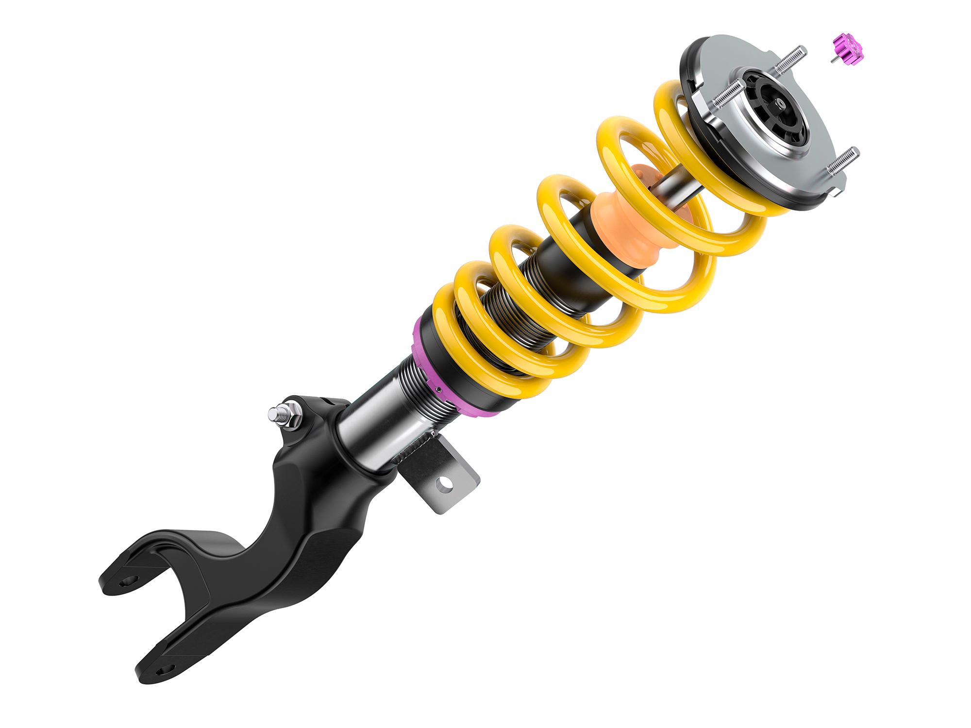 KW Height Adjustable Coilovers with Independent Compression and Rebound Technology (2020-2022 Y Long Range, Y Performance) - 3520887010
