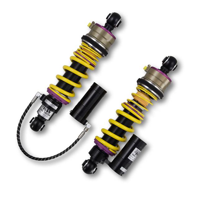 KW Adjustable Coilover Suspension with Hydraulic Front &amp - Rear Axle Lift System (2008-2015 R8 Base, R8 Spyder) - 35210488