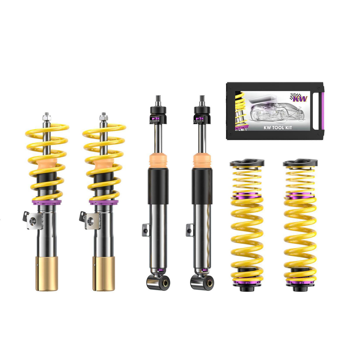 KW Height Adjustable Coilovers With Independent Compression And Rebound Technology (2022-2024 M4 Competition, M4 Competition xDrive) - 352200ER