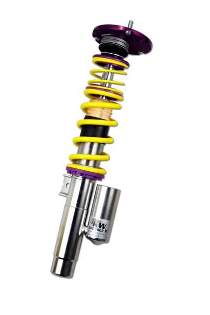 KW Adjustable Coilovers, Aluminum Top Mounts, Independent Compression and Rebound (2001-2006 M3 Base) - 35220825