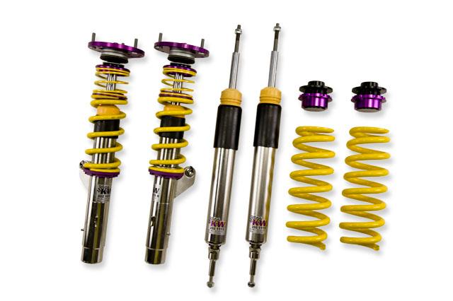KW Adjustable Coilovers, Aluminum Top Mounts, Independent Compression and Rebound (2006-2013 328i, 335i, 335is, 330i, 325i, 335d) - 35220832
