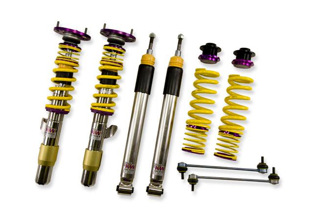 KW Adjustable Coilovers, Aluminum Top Mounts, Independent Compression and Rebound (2008-2013 M3 Base) - 35220857