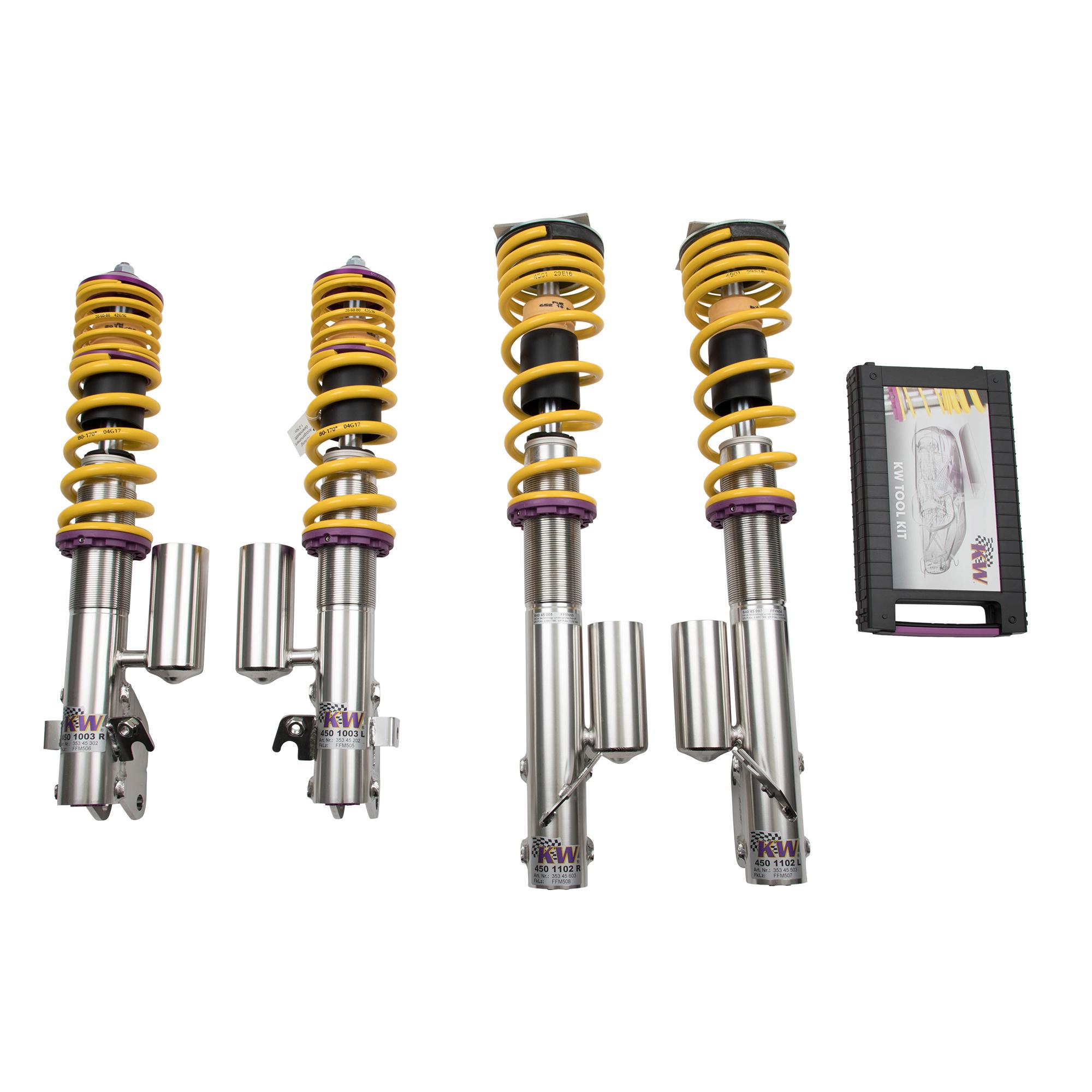 KW V3 Fully Adjustable Coilover Kit ($2,004.00 Impreza STI (GD, GG, GGS)) - 35245013