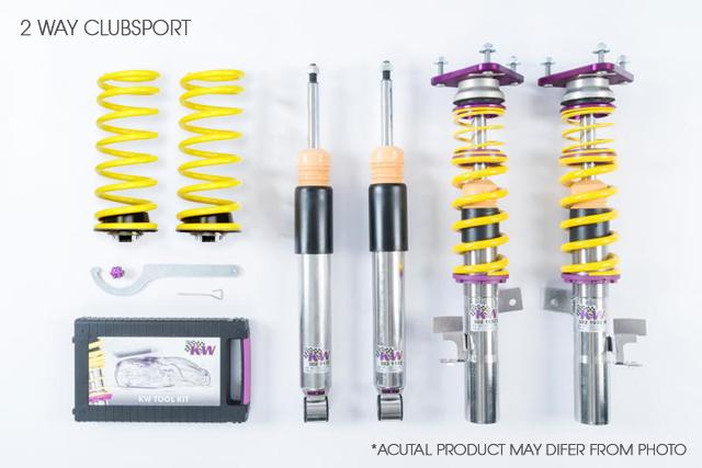 KW Adjustable Coilovers, Aluminum Top Mounts, Independent Compression and Rebound (2004 Impreza WRX STI) - 35245813