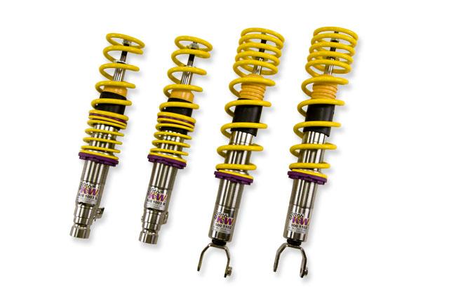 KW V3 Fully Adjustable Coilover Kit (89-91 Civic, CRX; Coupe, Hatchback, Sedan    with rear lower fork mounts) - 35250001