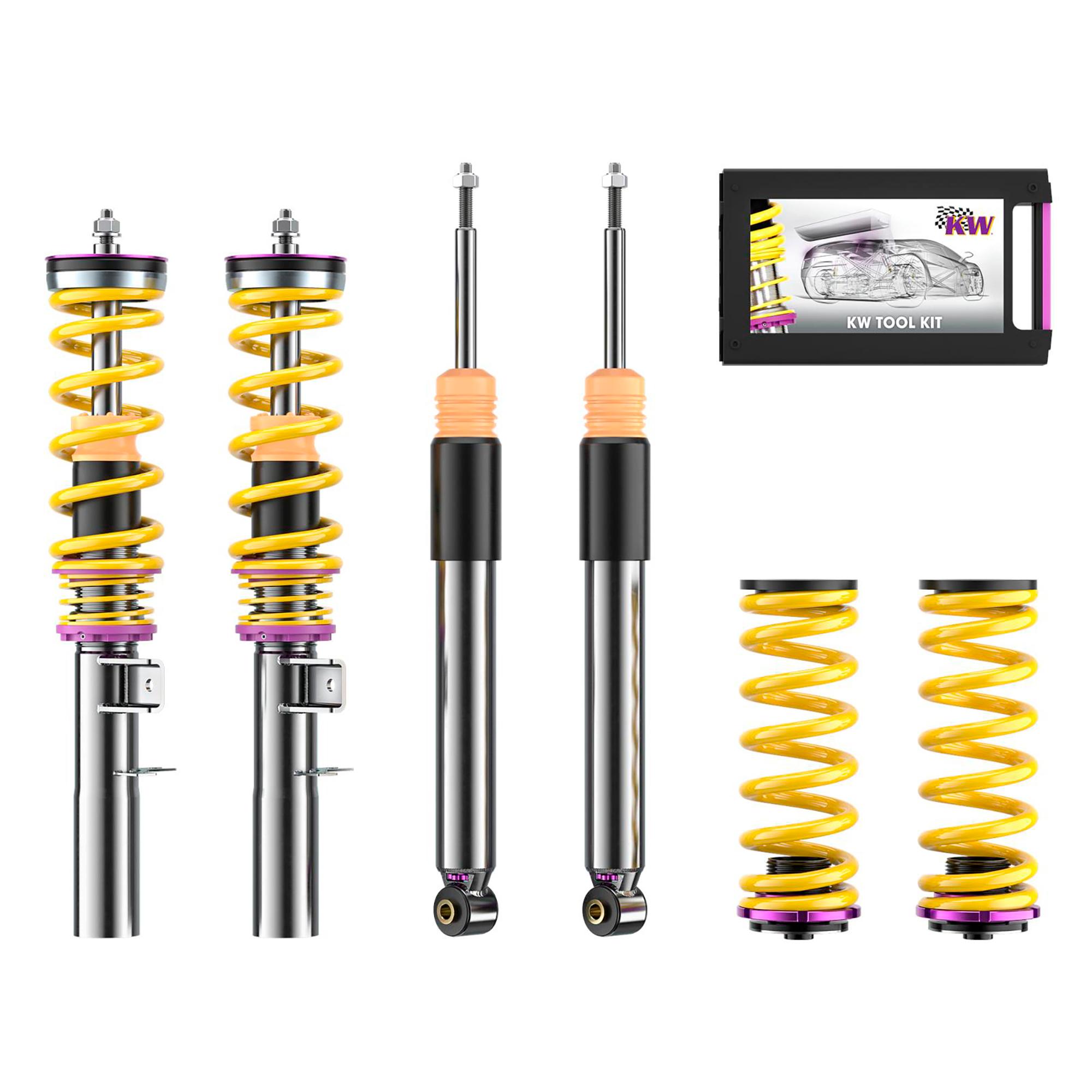 KW Height Adjustable Coilovers with Independent Compression and Rebound Technology (2022 Polestar 2 Base) - 35267018