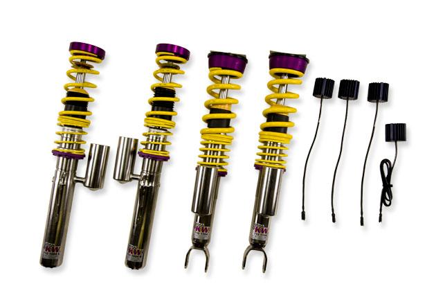 KW V3 Fully Adjustable Coilover Kit (05-12 911 (997) Carrera, Carrera S Convertible, with PASM) - 35271038