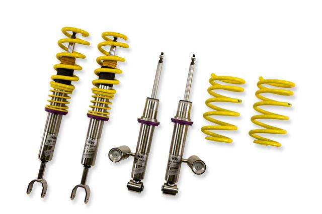 KW V3 Fully Adjustable Coilover Kit (10/96-05 Passat (B5; B5.5; 3B; 3BG) Sedan + Wagon; Syncro/4motion; all engines) - 35280017