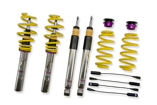 KW V3 Fully Adjustable Coilover Kit (06-10 Passat (3C/B6/B7) Wagon; 2WD + Syncro 4WD; all engines, with DCC) - 35280110