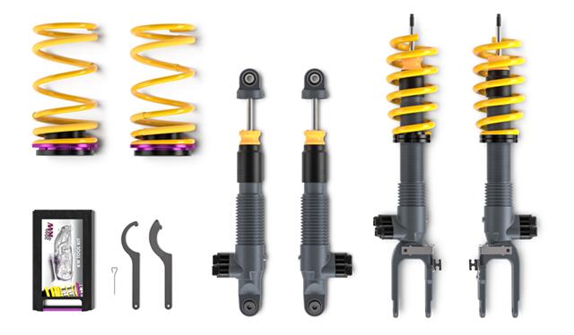 KW Plug &amp - Play Height Adjustable Coilovers with electronic damping control (2019-2021 G63 AMG Base) - 39025028