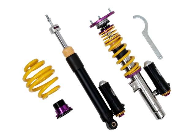 KW Adjustable Coilovers, Aluminum Top Mounts, Rebound and Low &amp - High Compression (2001-2006 M3 Base) - 39720225