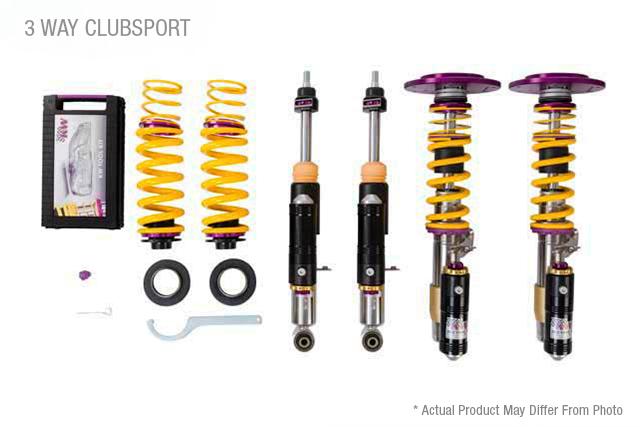 KW Adjustable Coilovers, Aluminum Top Mounts, Rebound and Low &amp - High Compression (2014-2021 228i Base, 228i xDrive Base, 230i Base, 230i xDrive Base) - 397202AK