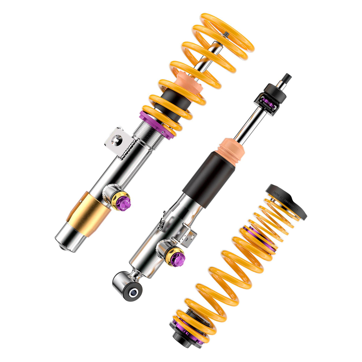 KW Adjustable Coilovers with Rebound and Low &amp - High-speed Compression adjustability (2022 M3 Competition xDrive) - 3A7200EQ