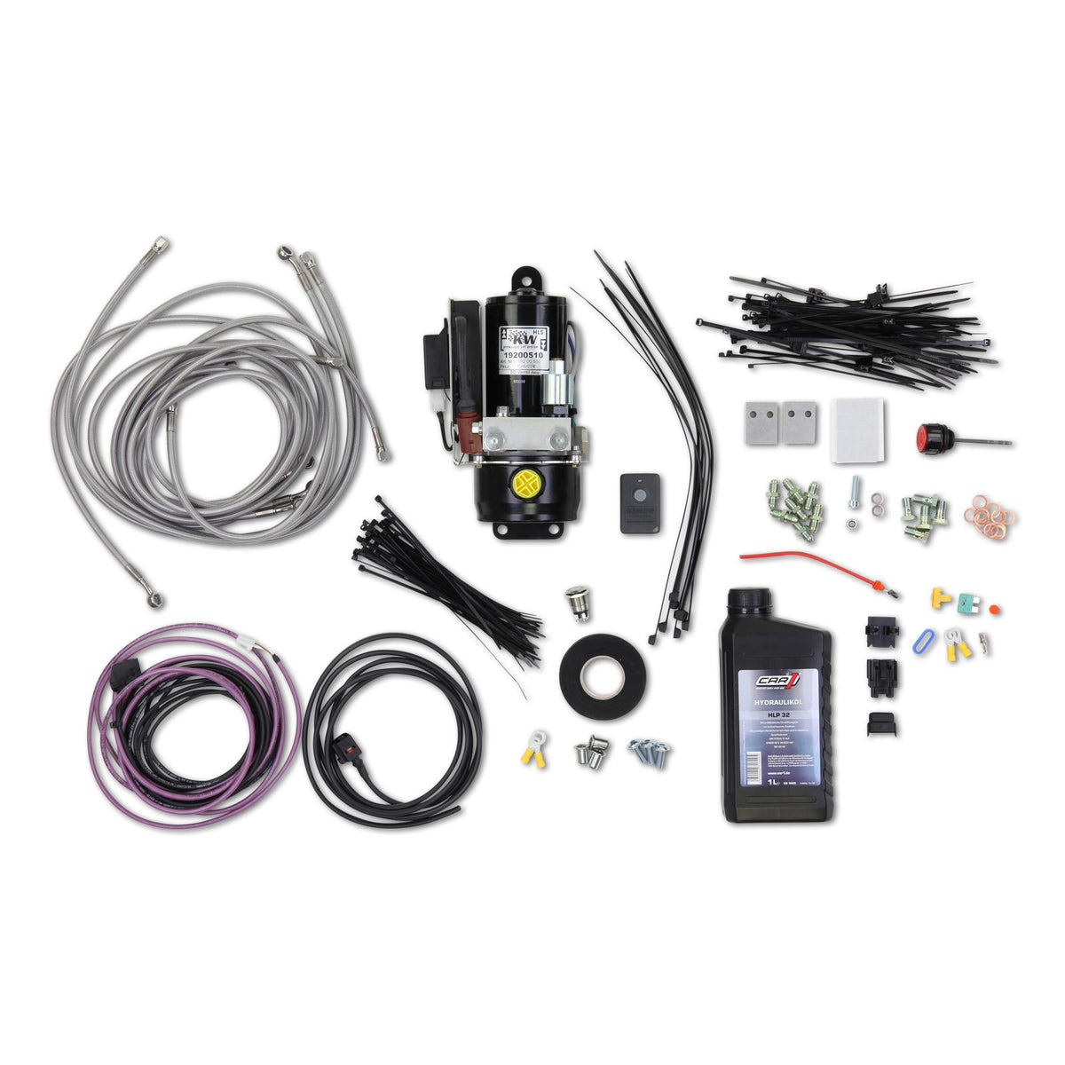 KW Adjustable Coilover Suspension with Hydraulic Front &amp - Rear Axle Lift System (2009-2021 GT-R) - 35285406