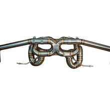 Valvetronic Designs 2015-2020 Lamborghini LP-580, LP-610 Huracan 5.2L Full Exhaust System With Free Flow Headers, Grade 5 Titanium Reuses OEM Tips - LAM.HUR.F1.FFH.1.TI