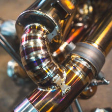 Valvetronic Designs 2015-2020 Lamborghini LP-580, LP-610 Huracan 5.2L Full Exhaust System With Free Flow Headers, Grade 5 Titanium Reuses OEM Tips - LAM.HUR.F1.FFH.1.TI